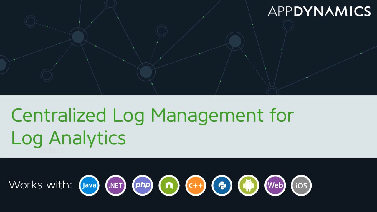 Centralized Log Management For Log Analytics On Vimeo