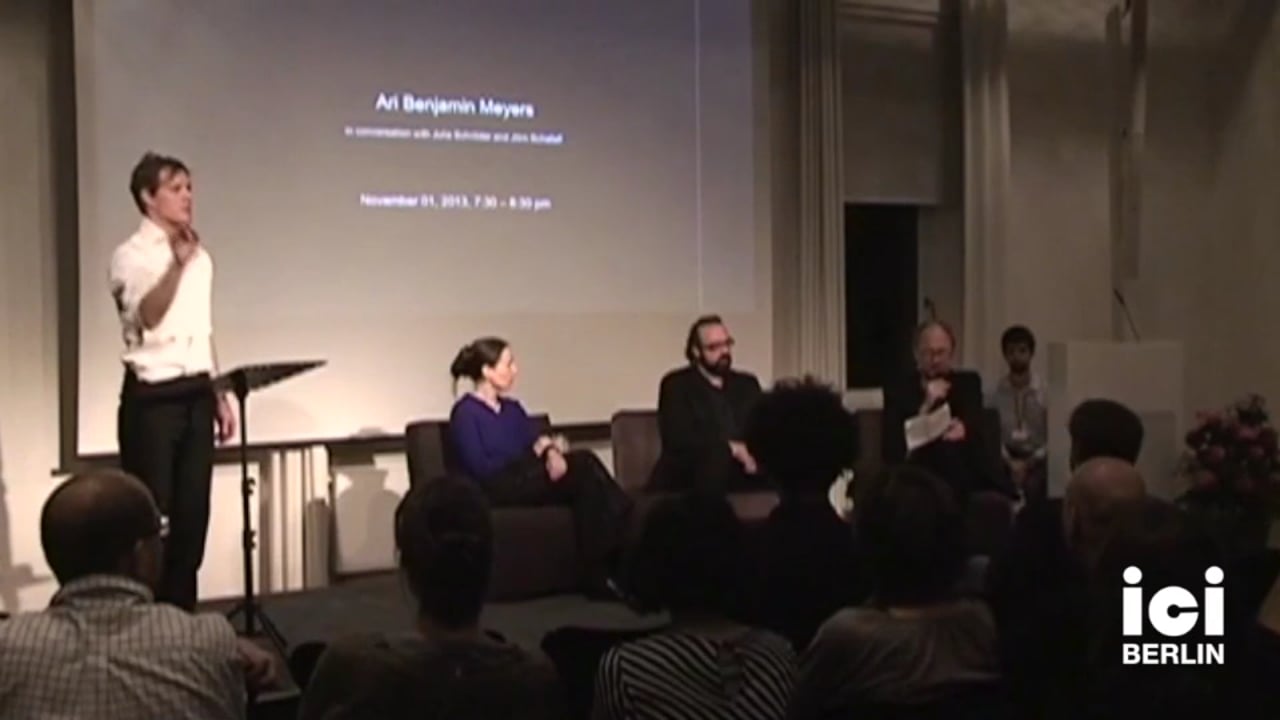 Artist Talk: Jörn Schafaff and Julia Schröder, Frank Willens performing, Part I