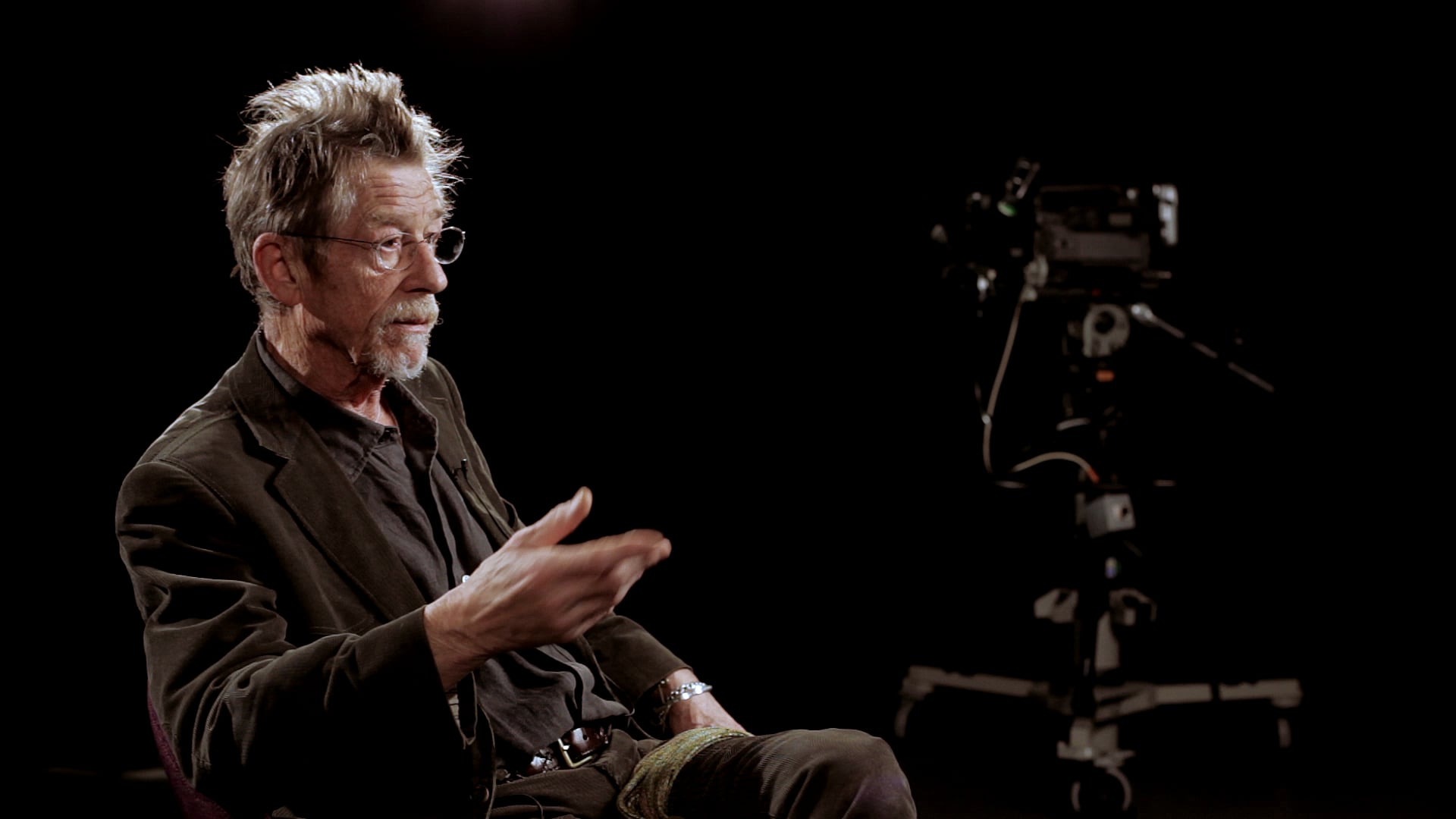 John Hurt discussing local TV