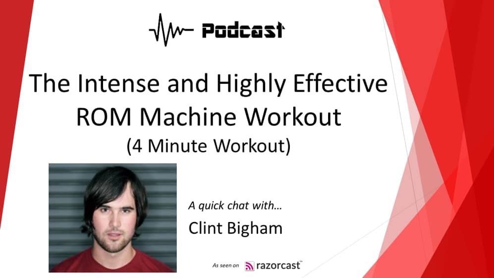 The Intense And Highly Effective Rom Machine Workout Saddle Brook Personal Training