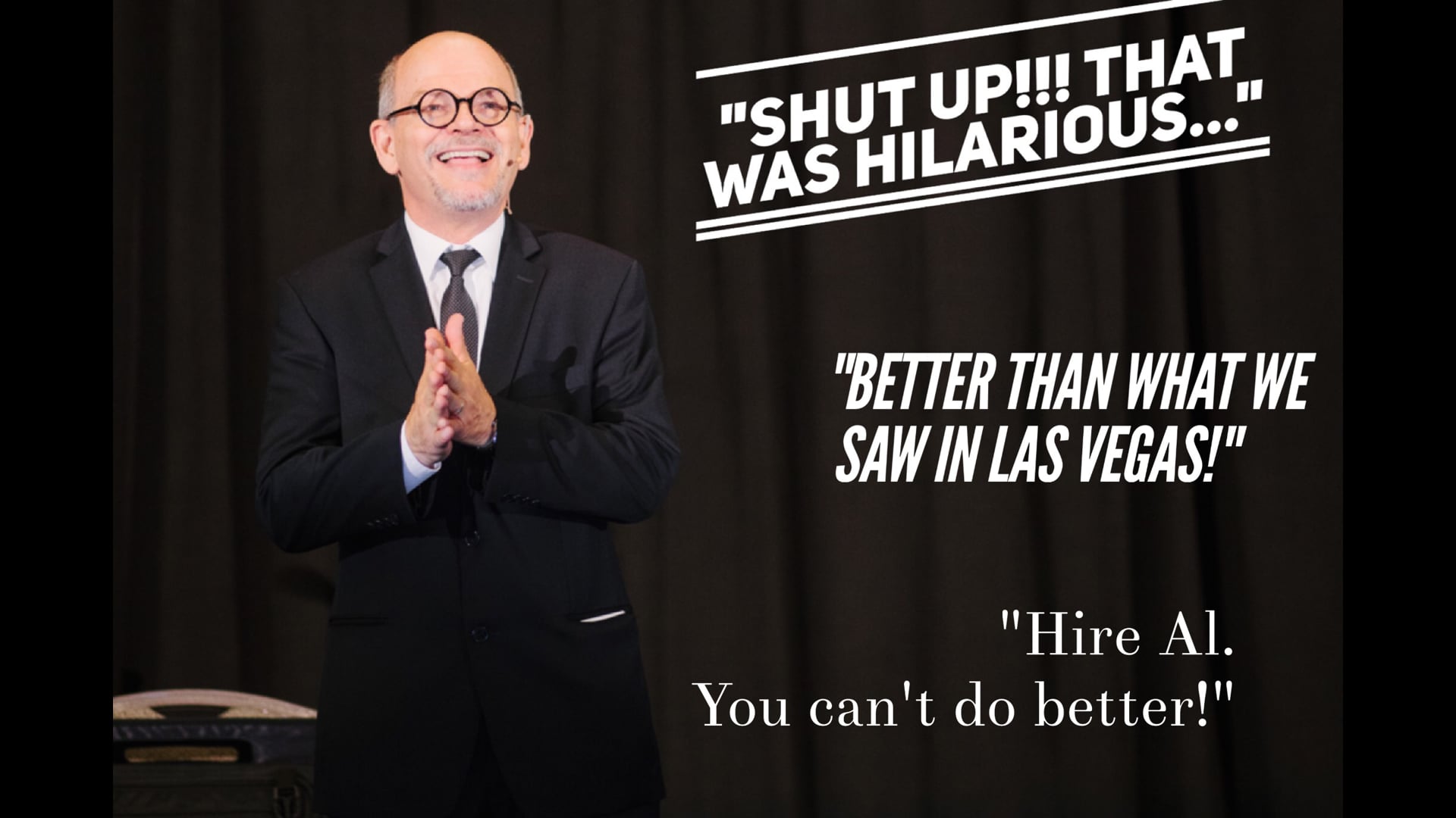 Promotional video thumbnail 2 for Al Skinner - Comedy Corporate Magician