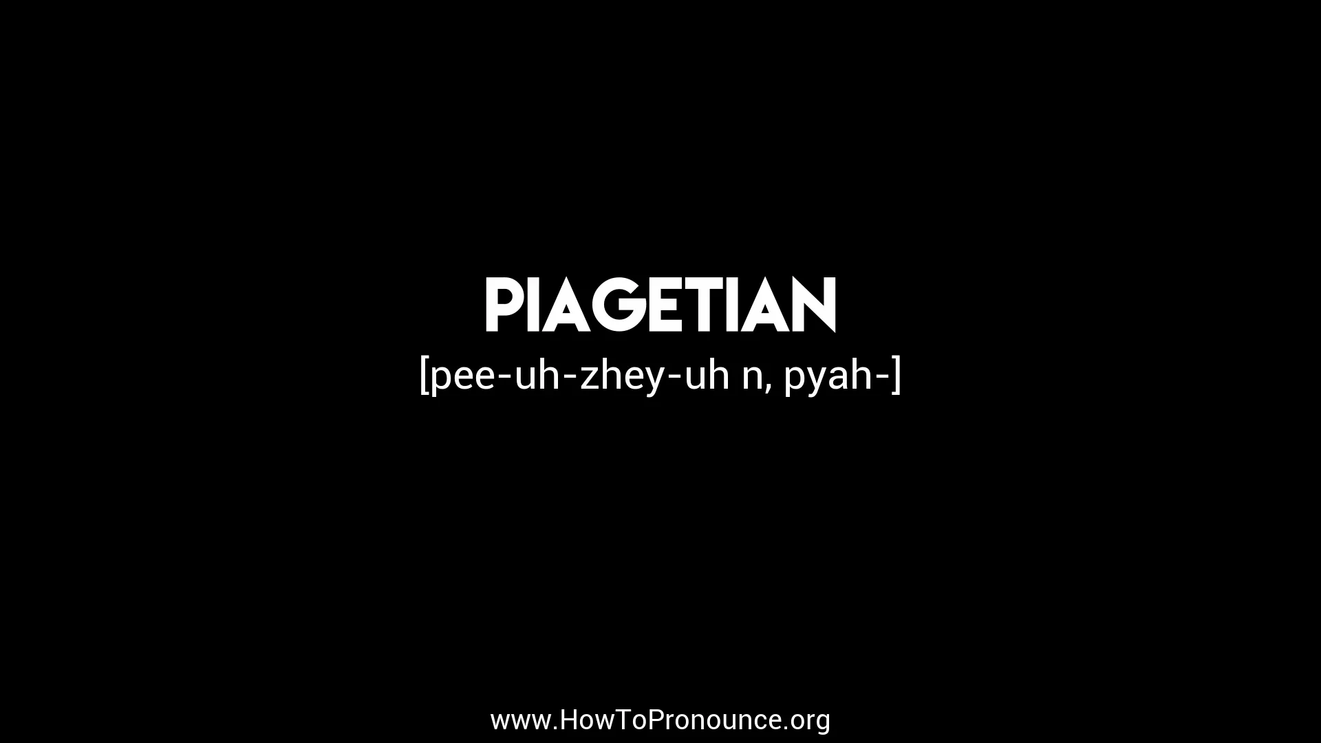 How to Pronounce