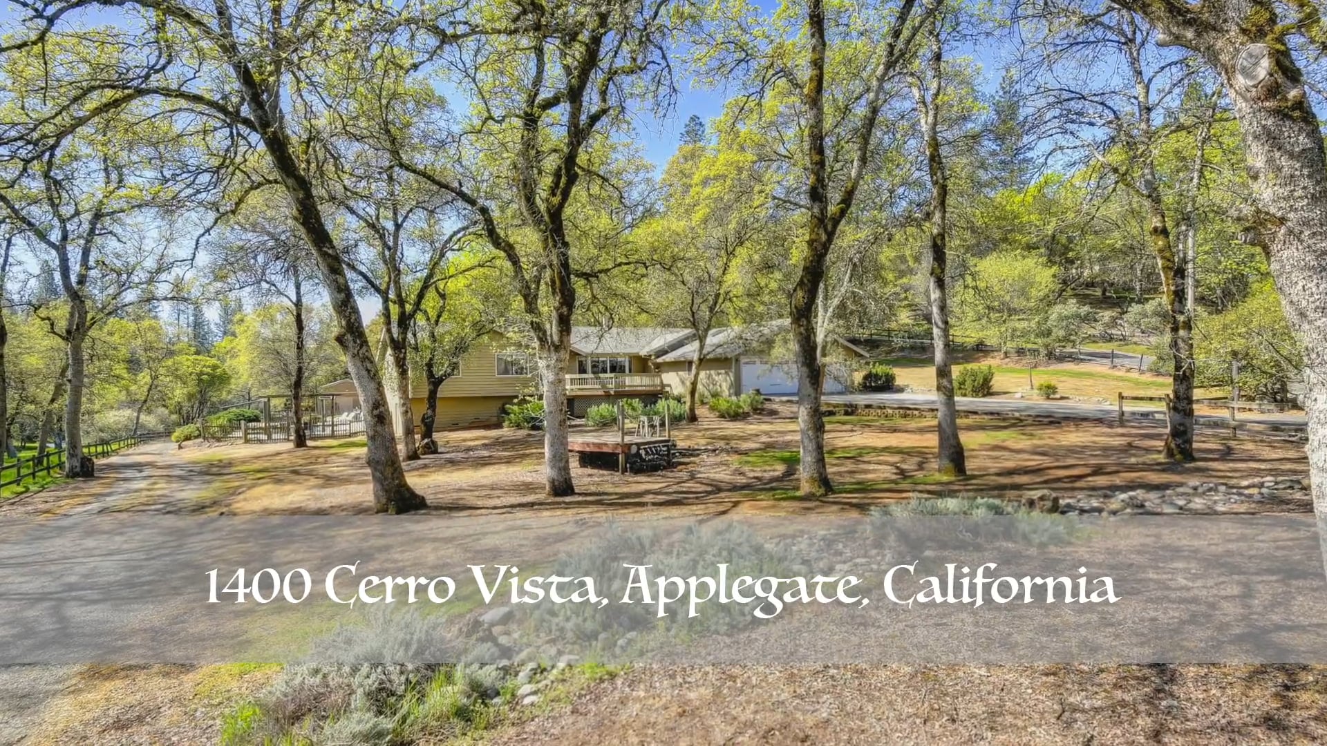 1400 Cerro Vista, Applegate, CA HD Slideshow Proof on Vimeo