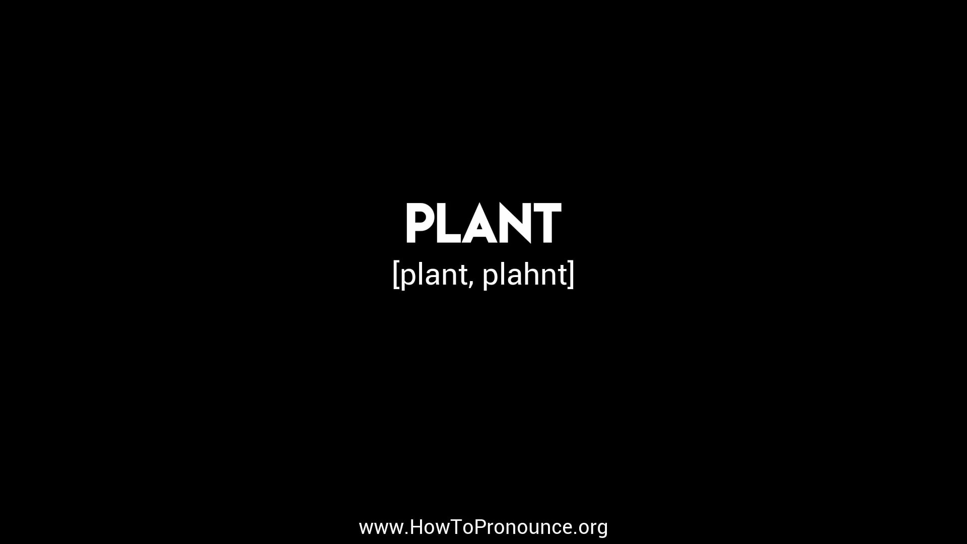 how-to-pronounce-plant-on-vimeo