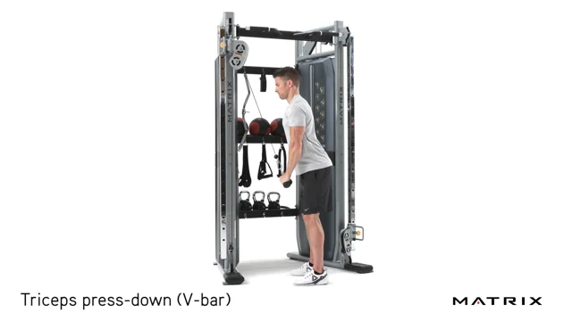 Triceps machine 2024 press down