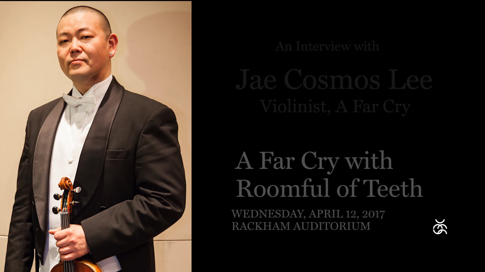 Interview: Violinist Jae Cosmos Lee, U-M SMTD graduate and founding member  of A Far Cry