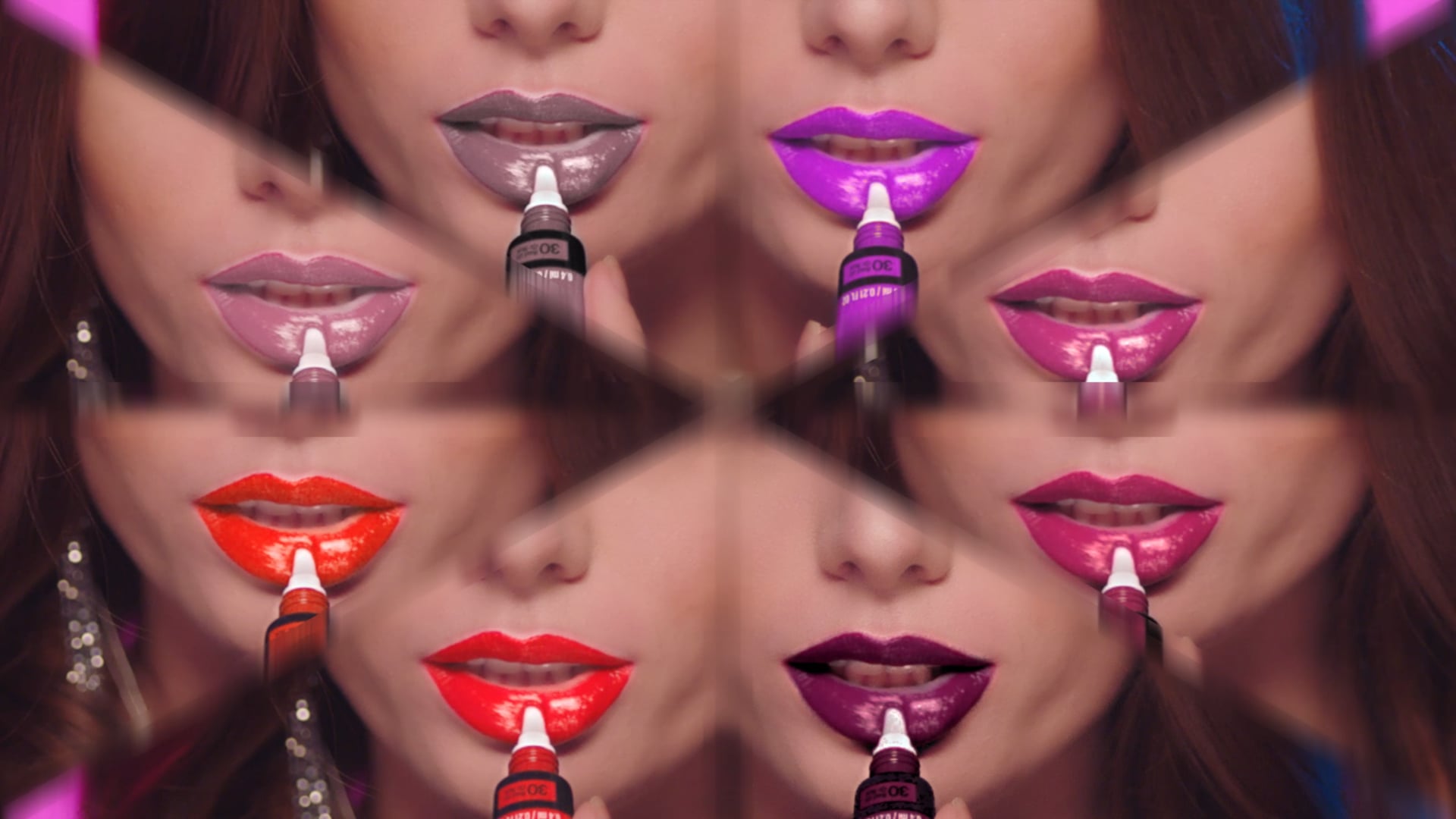 VFX for Maybelline Color Jolt. Lipstick, roto, shot cleanup, beauty passes & color correct