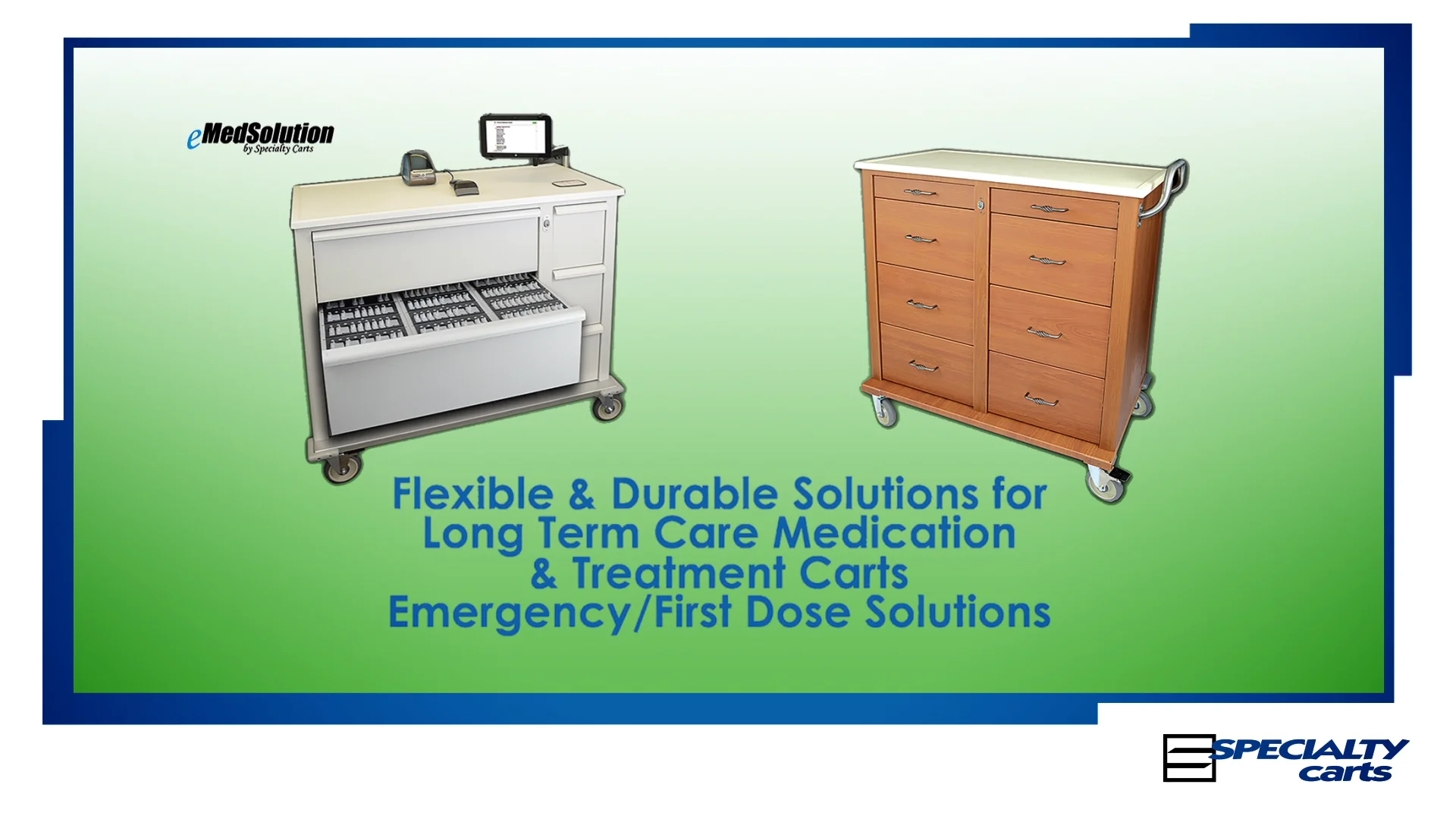 Carts Specialty Carts Long Term Care Medication and Treatment Carts