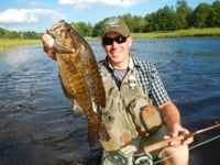 Upper Peninsula of Michigan Fly Fishing, Smallmouth Bass 2016