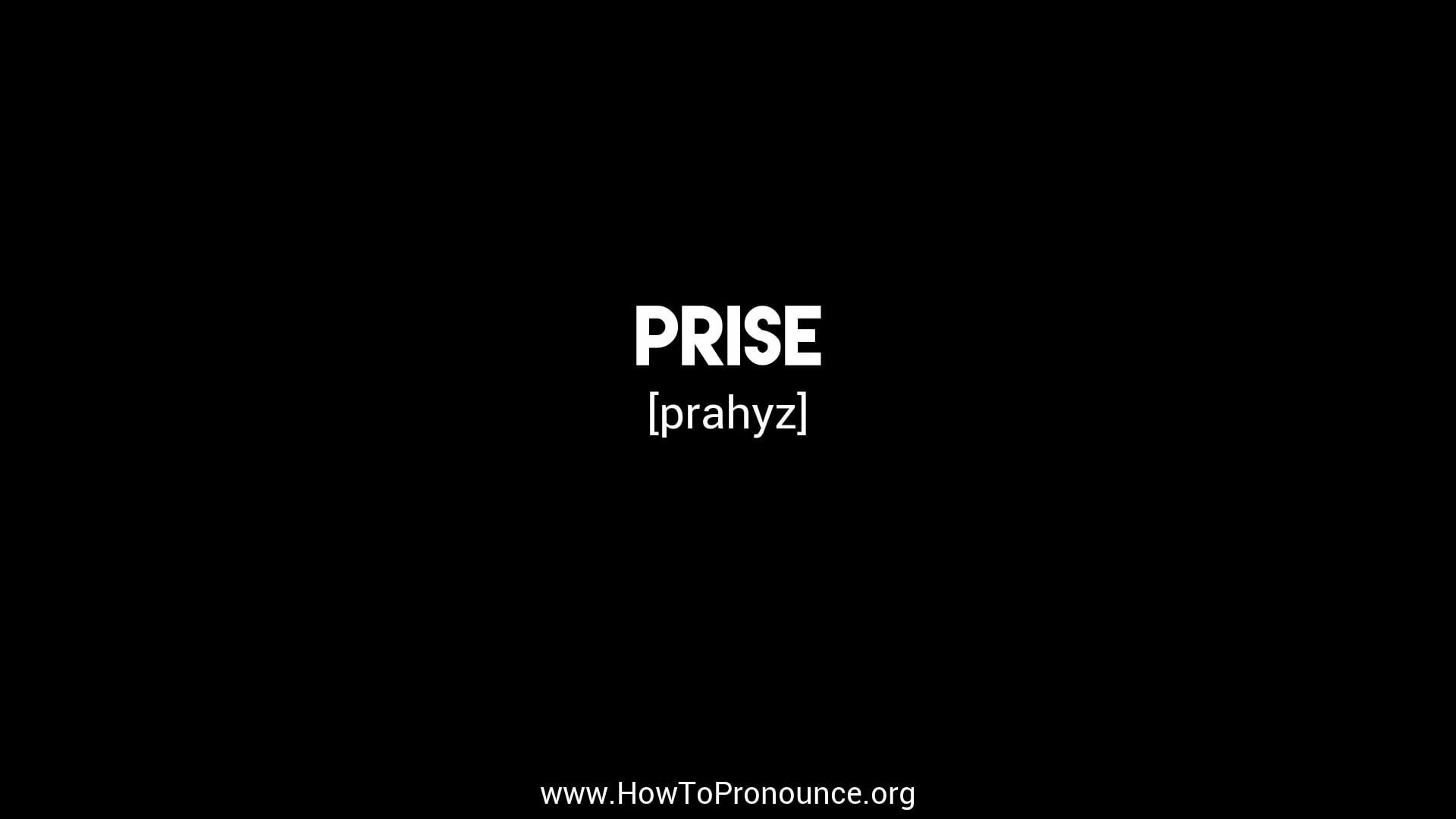 how-to-pronounce-prise-on-vimeo