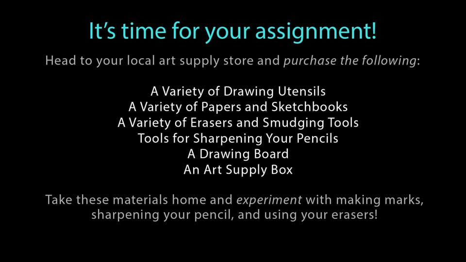 Drawing Materials for Beginners - My Art Supply Tips 