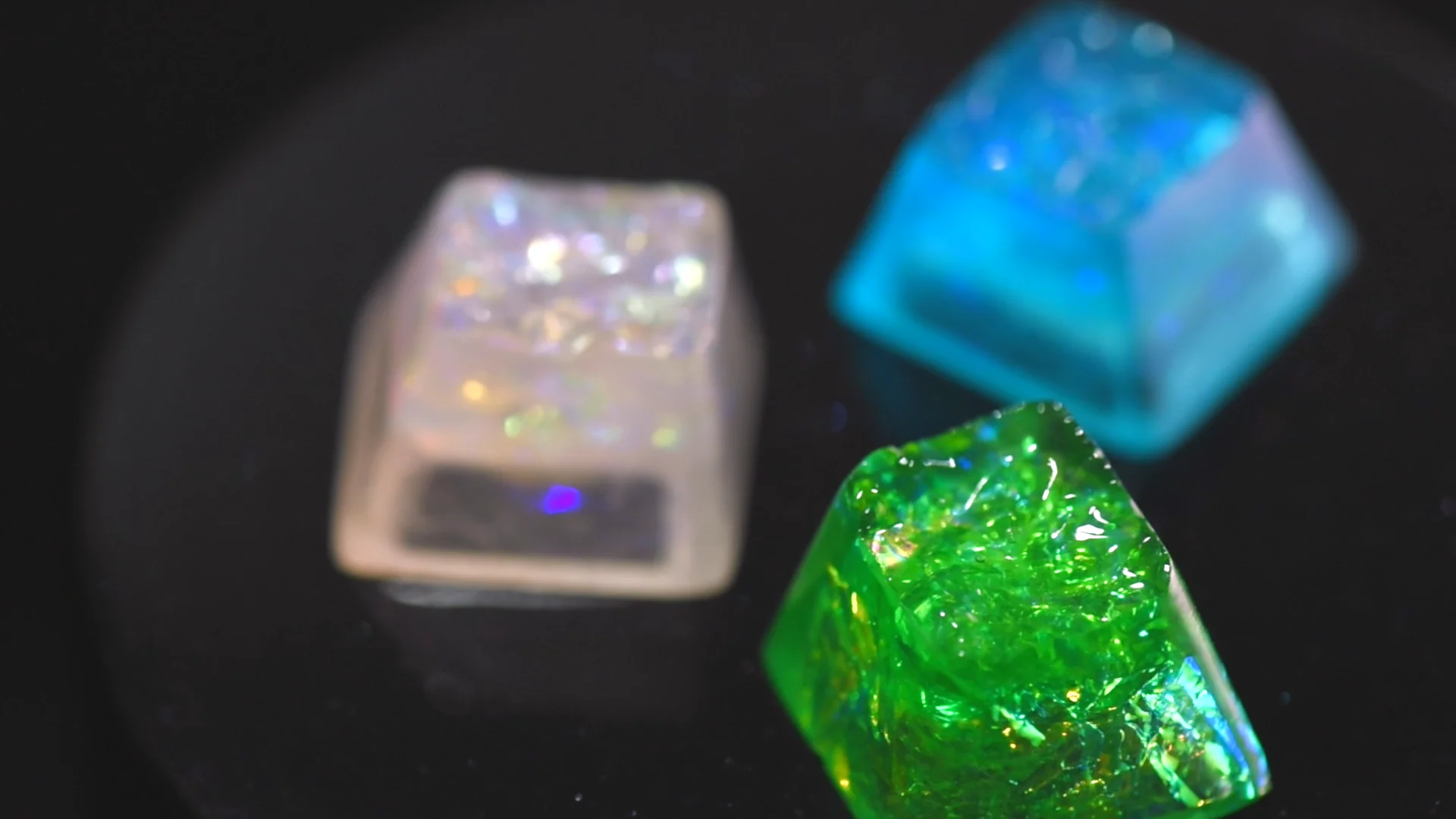Asteroid Mining artisan keycap series - Jelly Key