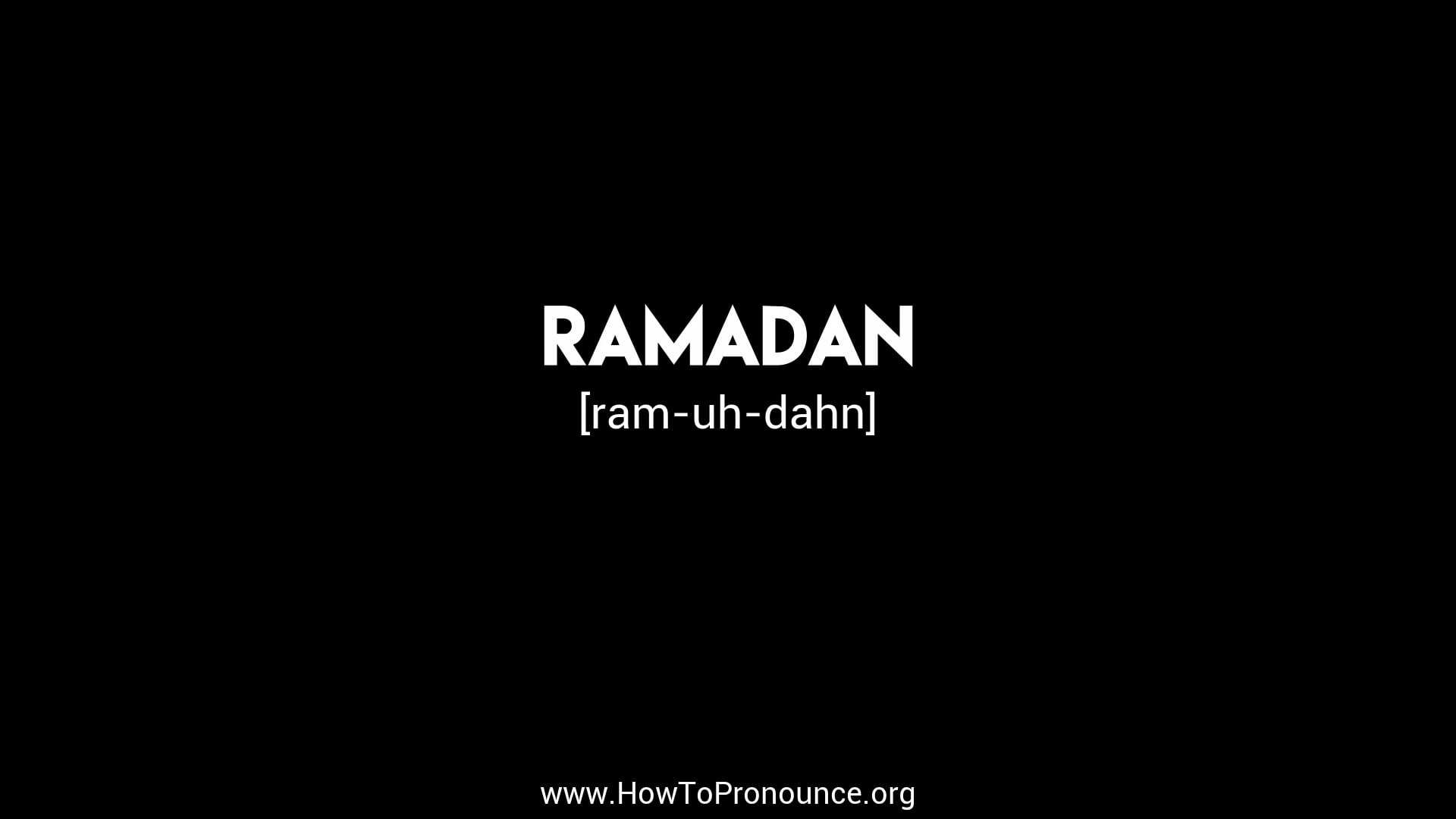 how-to-pronounce-ramadan-on-vimeo