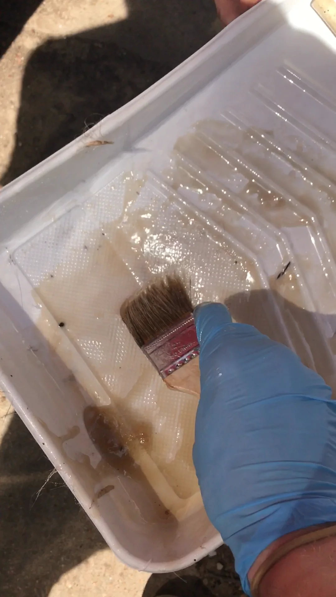 Fiberglass Resin Patch Applying on Vimeo