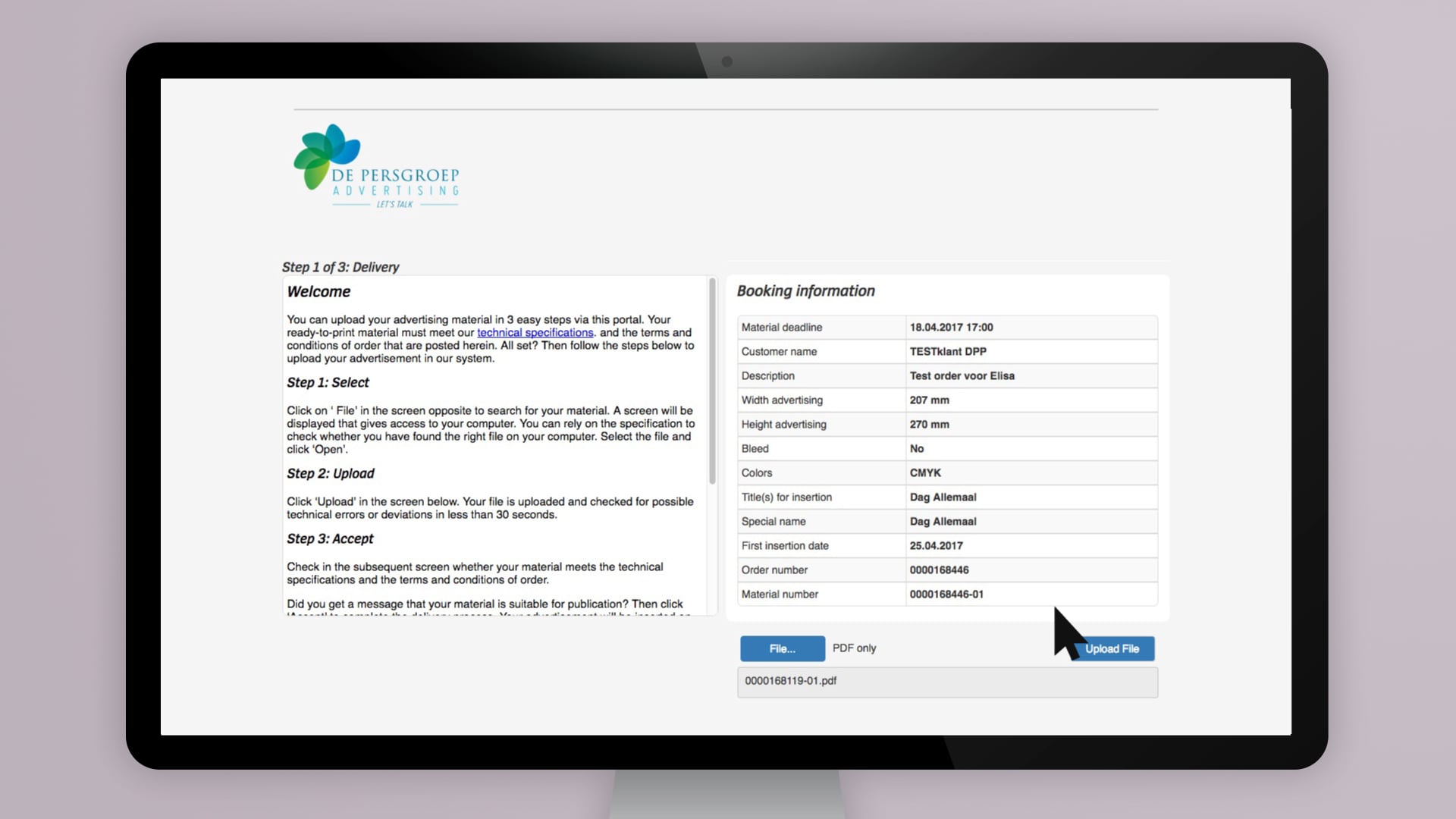 How to upload your material to adpoint on Vimeo