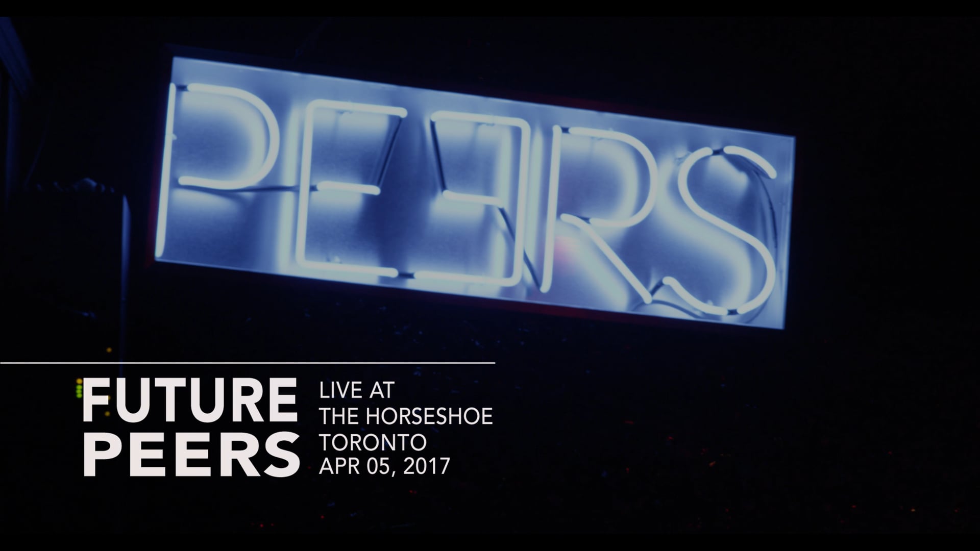 FUTURE PEERS Live at The Horseshoe