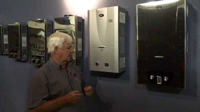 The Dewhot 12lt Low Pressure Gas geyser on Vimeo
