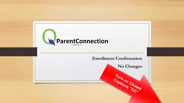 PC Confirmation No Changes