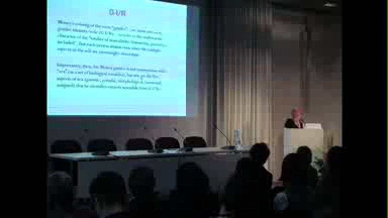 Lecture by Nikki Sullivan (Part I)