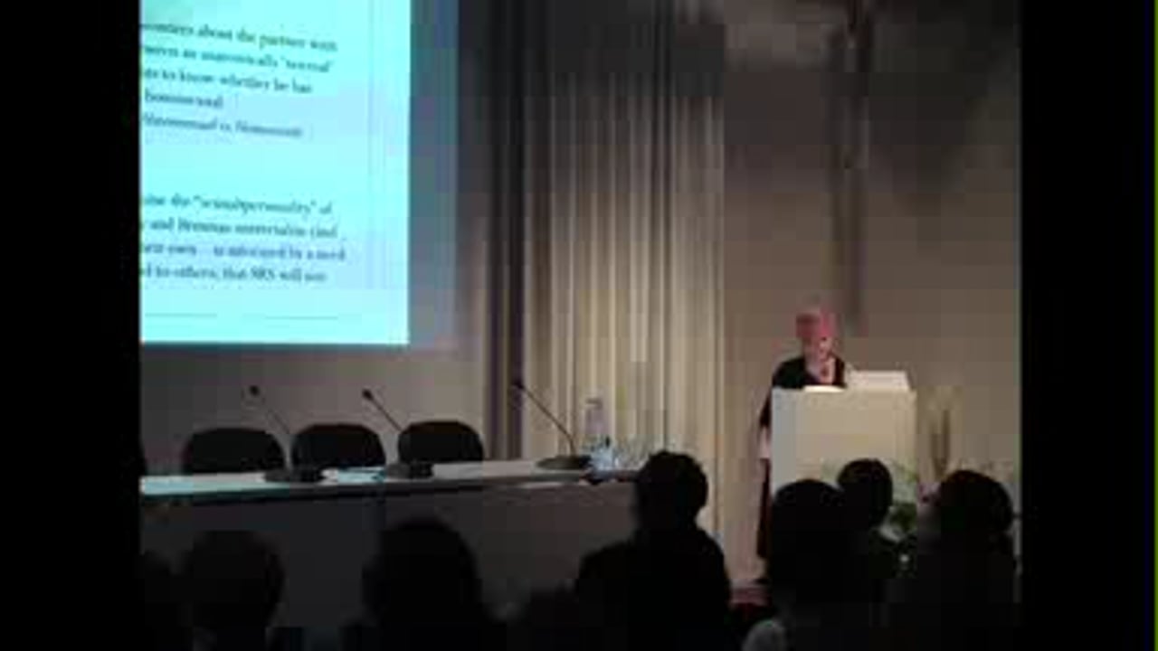 Lecture by Nikki Sullivan (Part II)