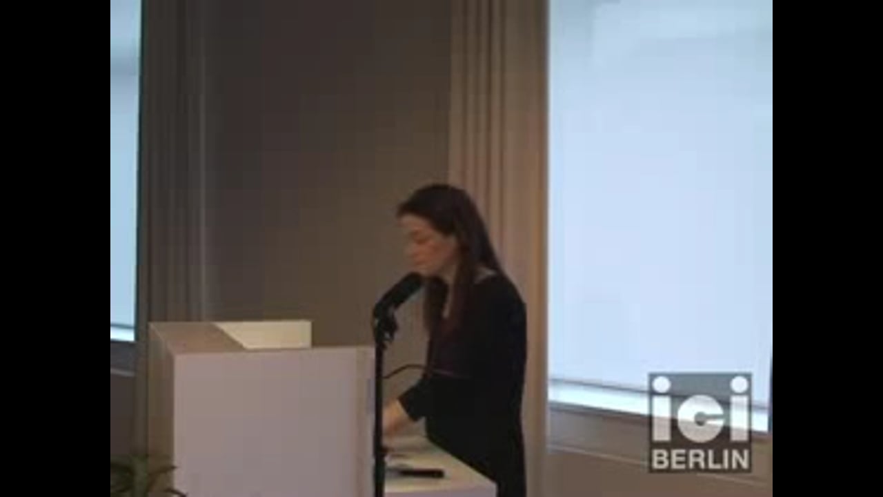 Talk by Vivian Liska (Part II)