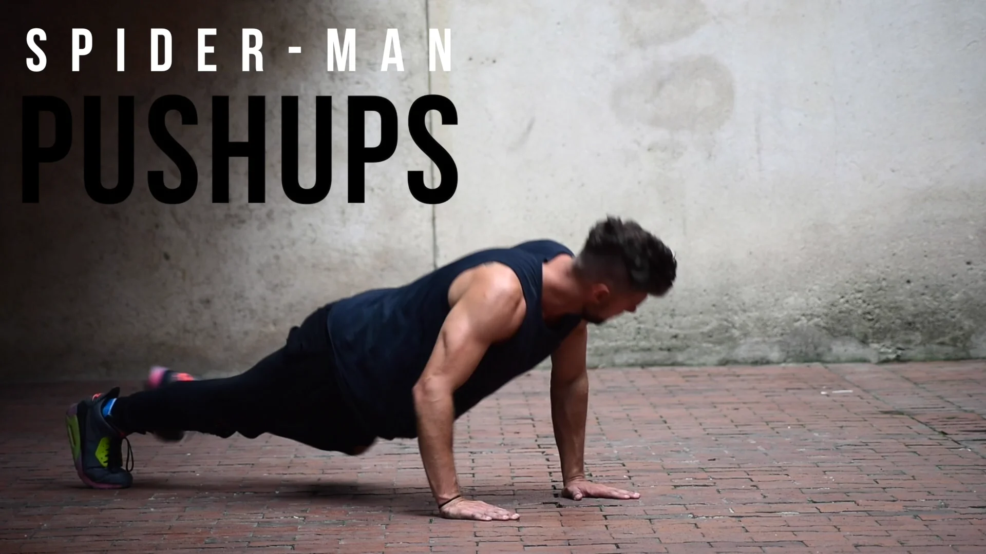 spiderman pushups