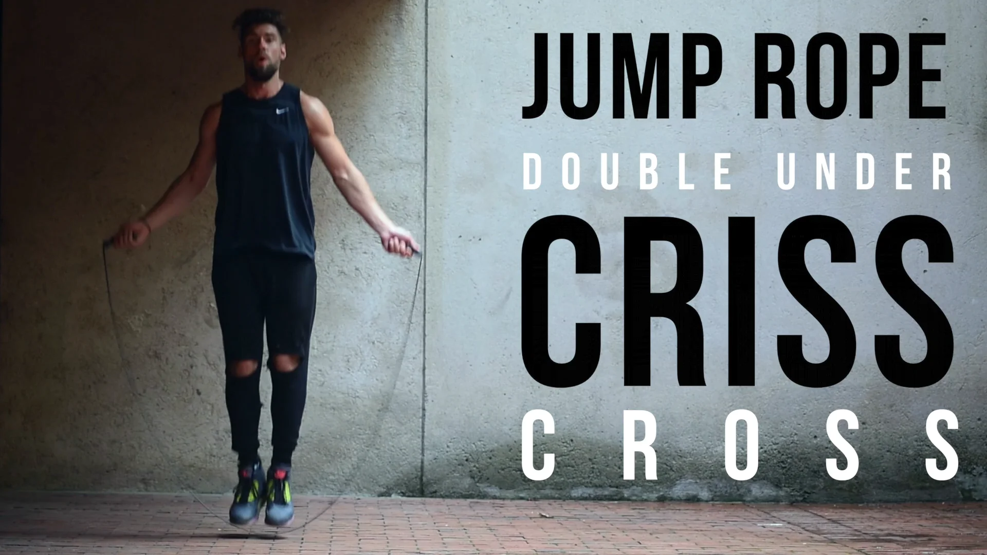 Jump Rope Double Under Criss Cross