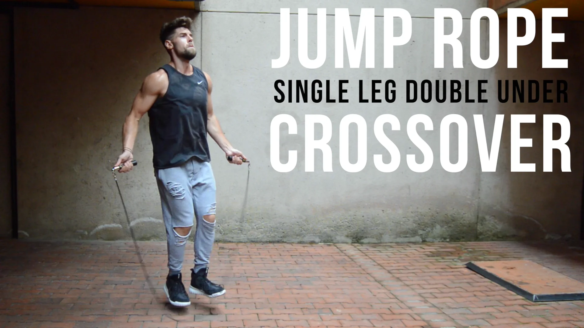 Jump rope best sale single leg