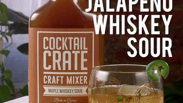 Cocktail Crate Craft Mixer, Maple Whiskey Sour