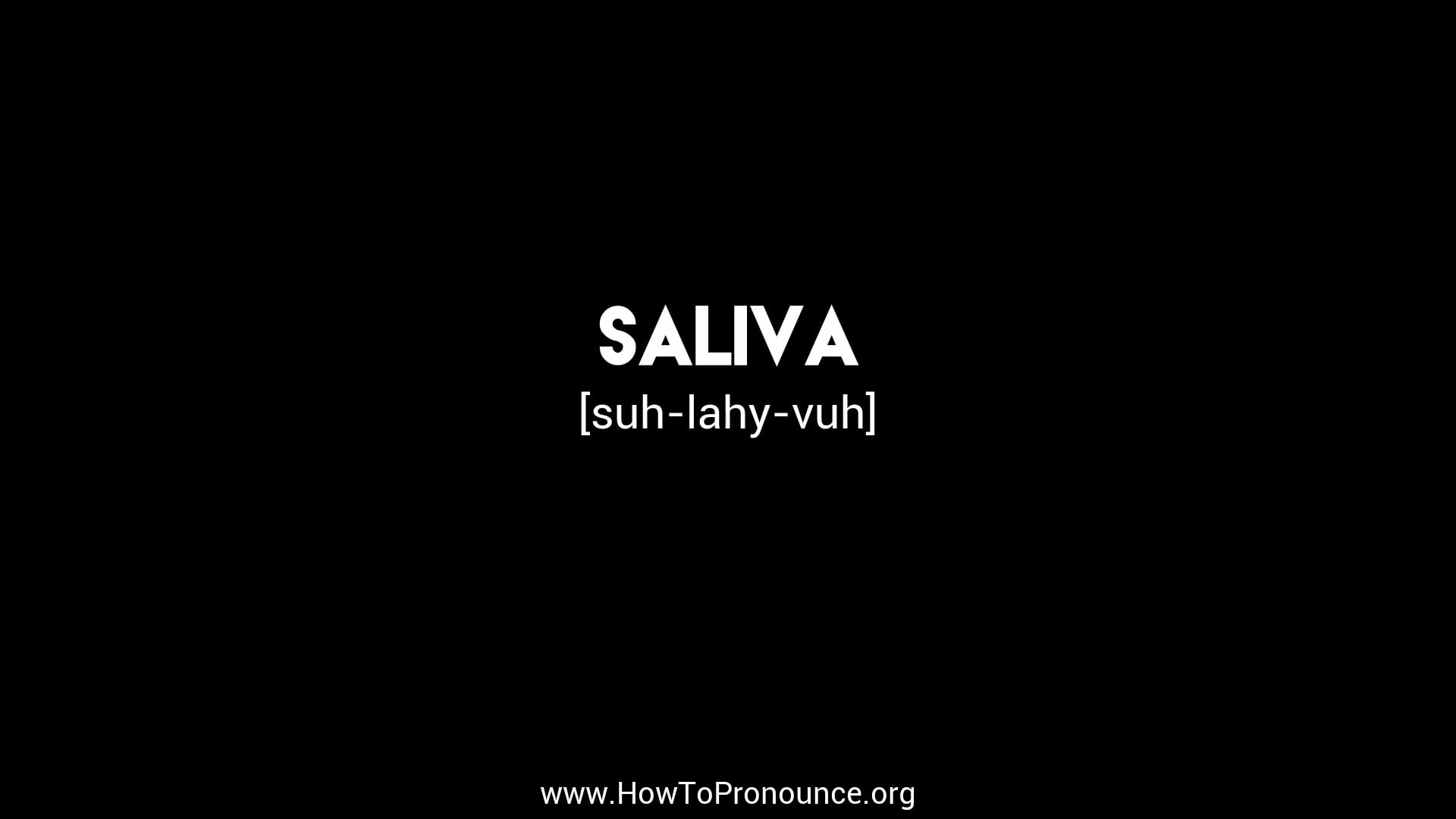 how-to-pronounce-saliva-on-vimeo