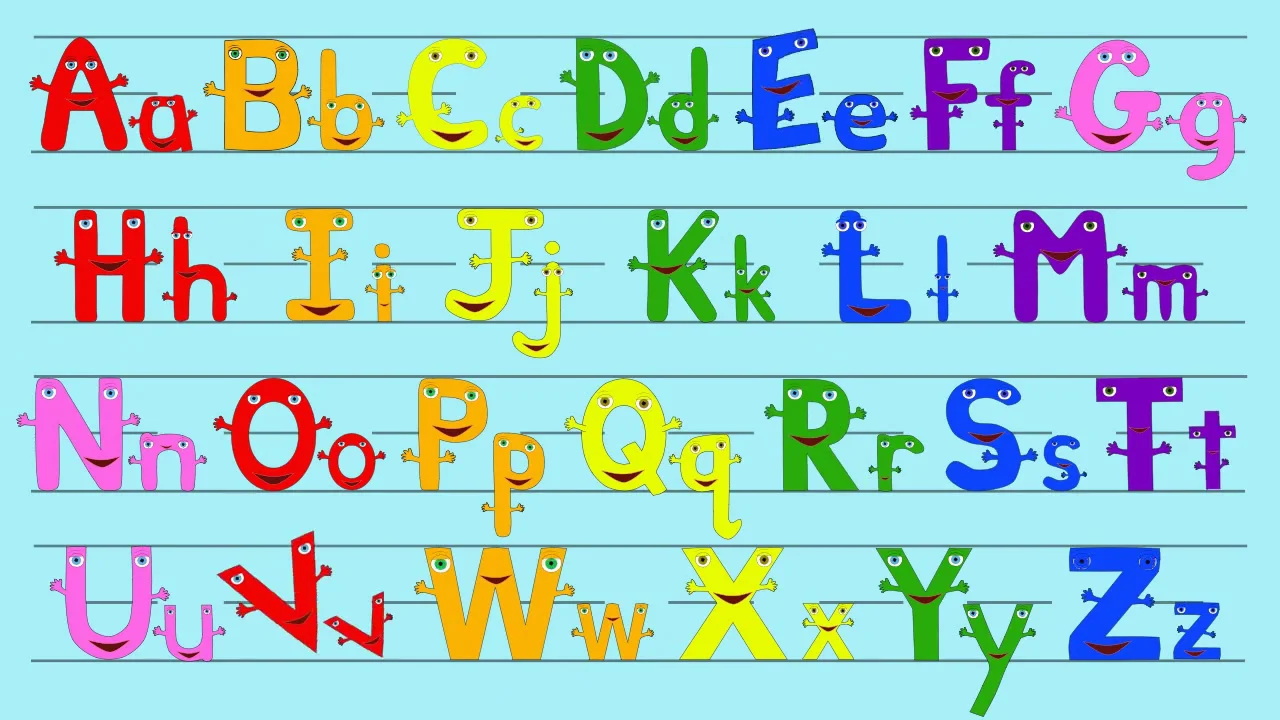 Alphabet big and on sale small letters