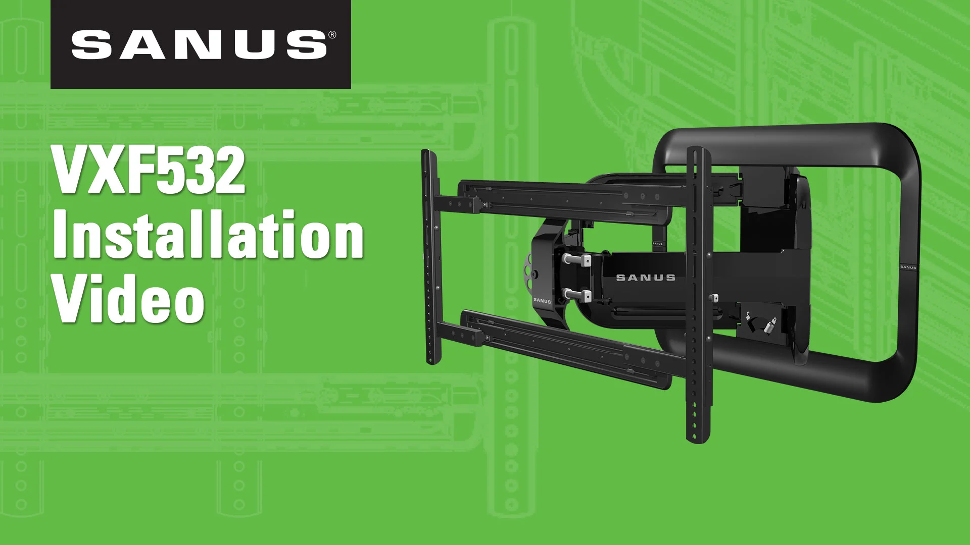 SANUS VXF532 | Full-Motion Wall Mounts | TV Mounts and Stands