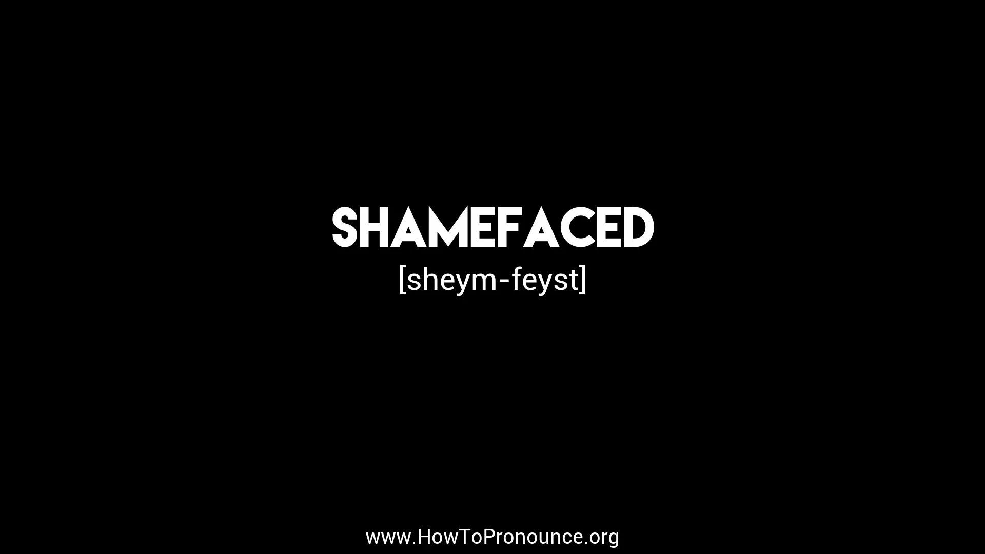 how-to-pronounce-shamefaced-on-vimeo