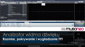 Rozmiar, pokrywanie i wygładzanie FFT