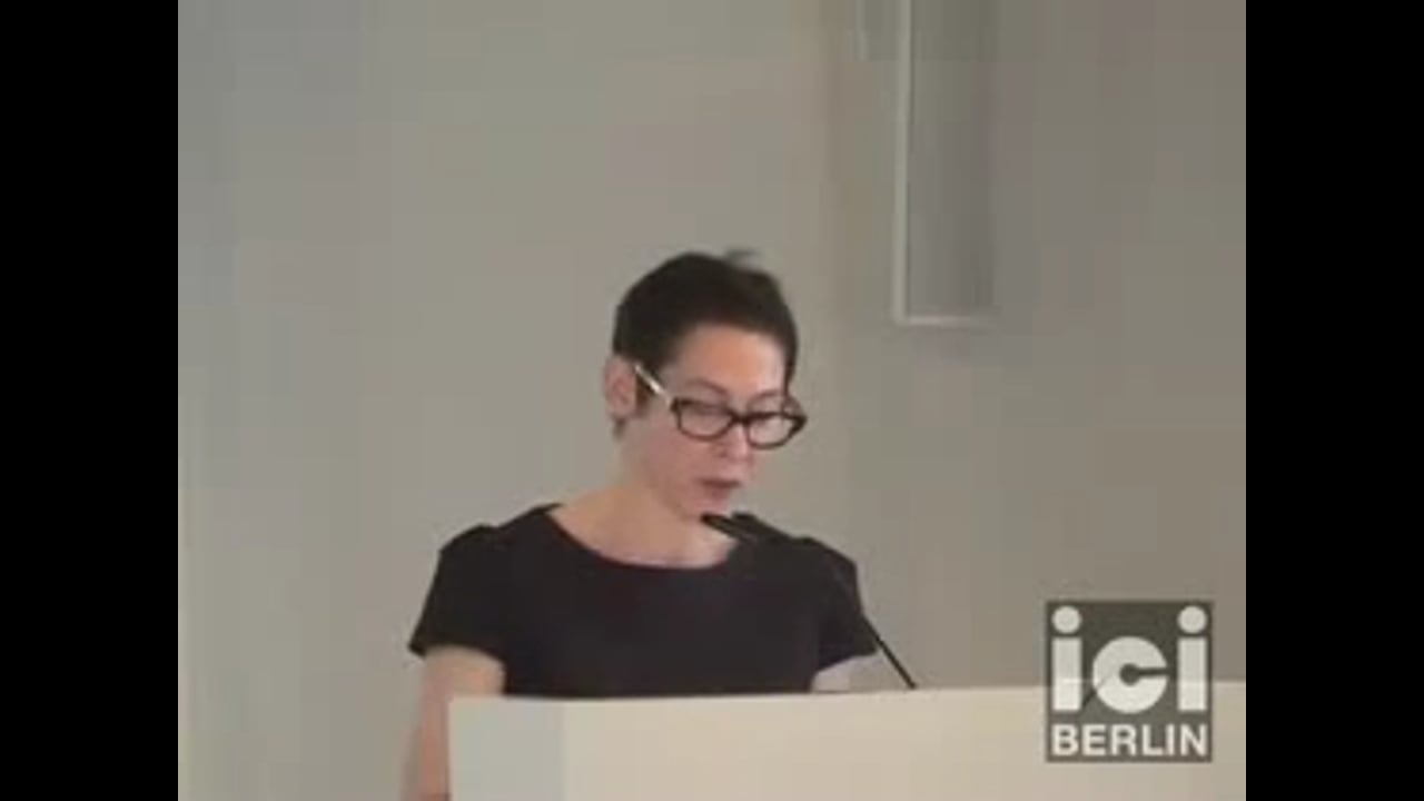 Talk by Penelope Lisa Deutscher (Part I)