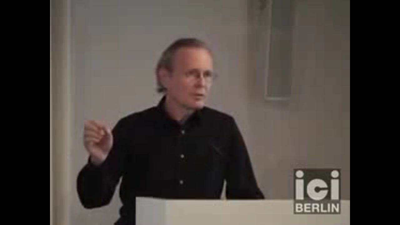 Discussion with Christoph Menke, part 1