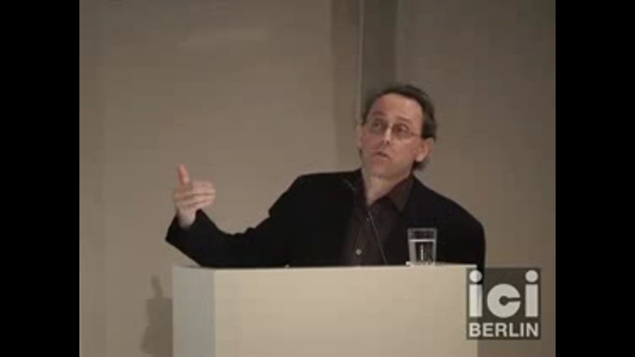 Lecture by Roger Berkowitz, part 2