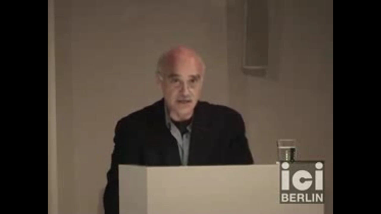 Lecture by Jay Bernstein
