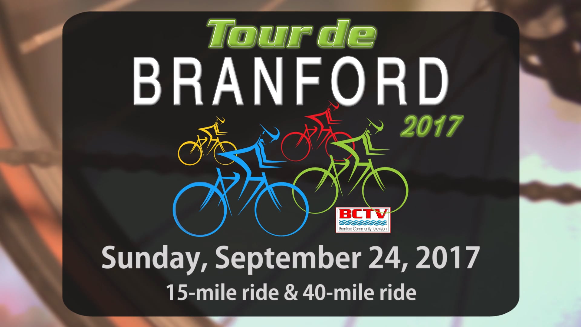 Tour de Branford 2017 Promo (60 sec.) on Vimeo