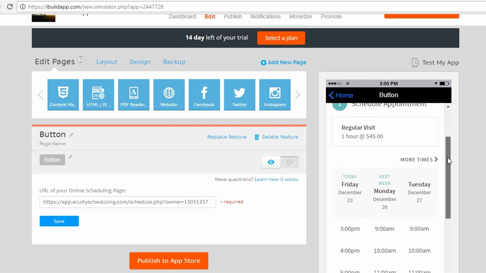ibuildapp-widgets-set-up-part-2-on-vimeo