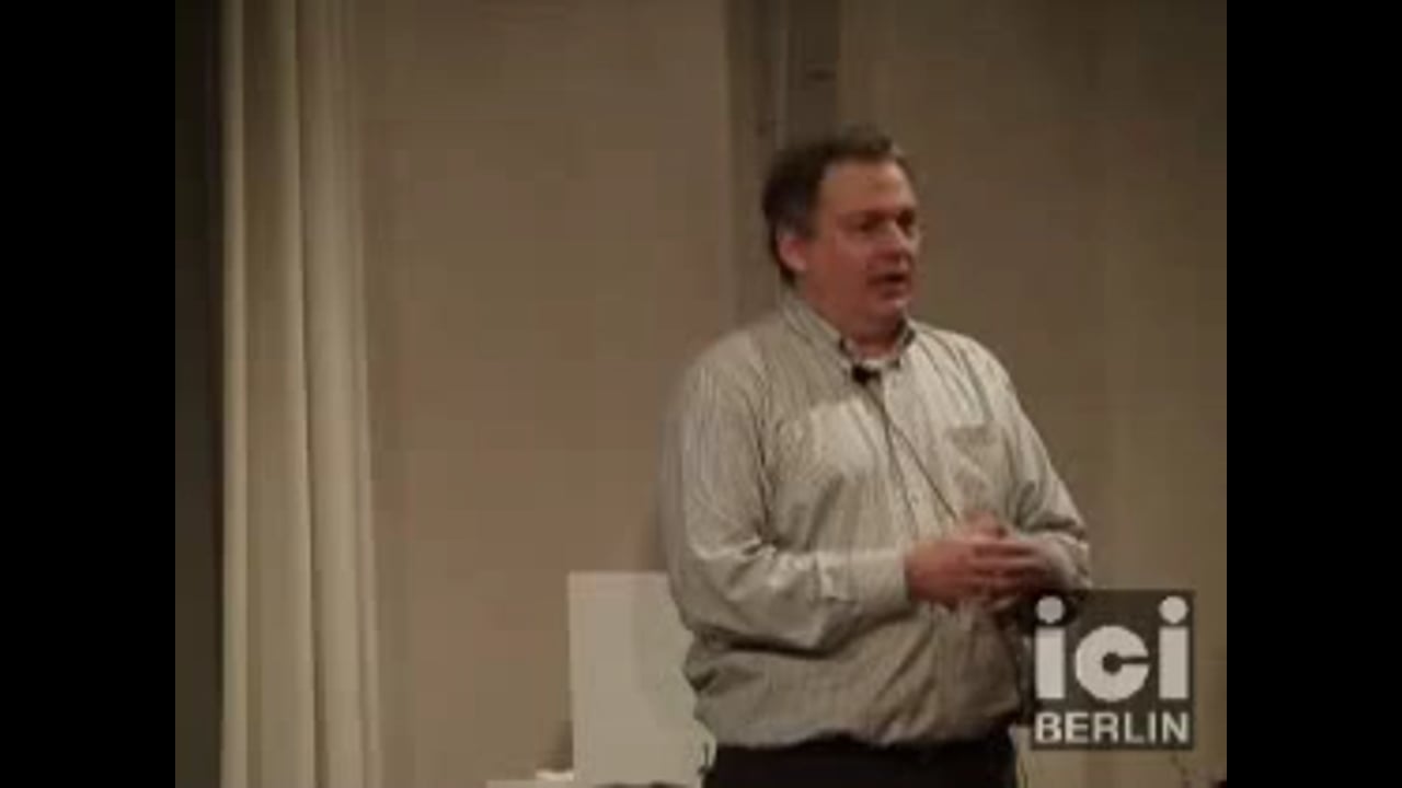Lecture by Mark A. Bedau, part 2