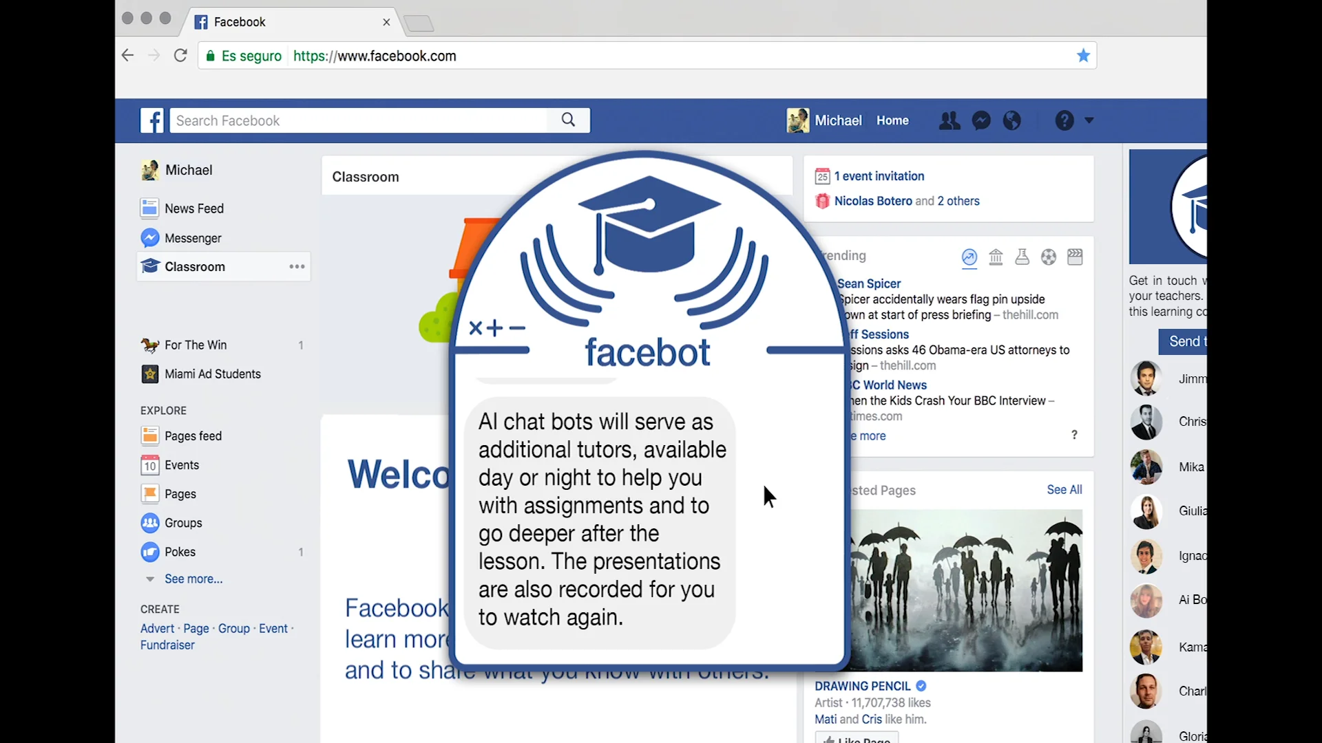 Facebook Classroom on Vimeo
