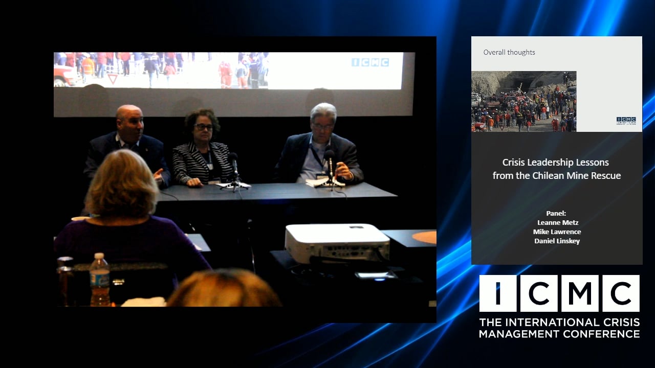 Panel Discussion – Crisis Leadership Lessons from the Chilean Mine Rescue