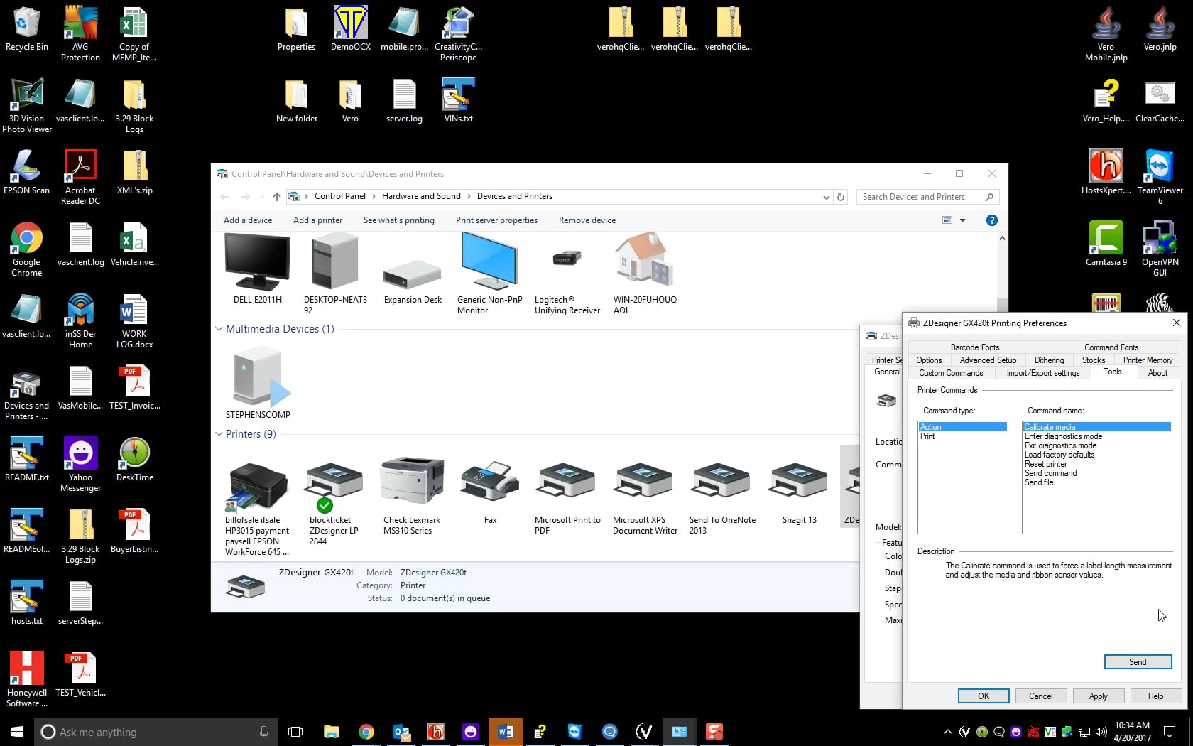 Zebra Calibration Command on Vimeo