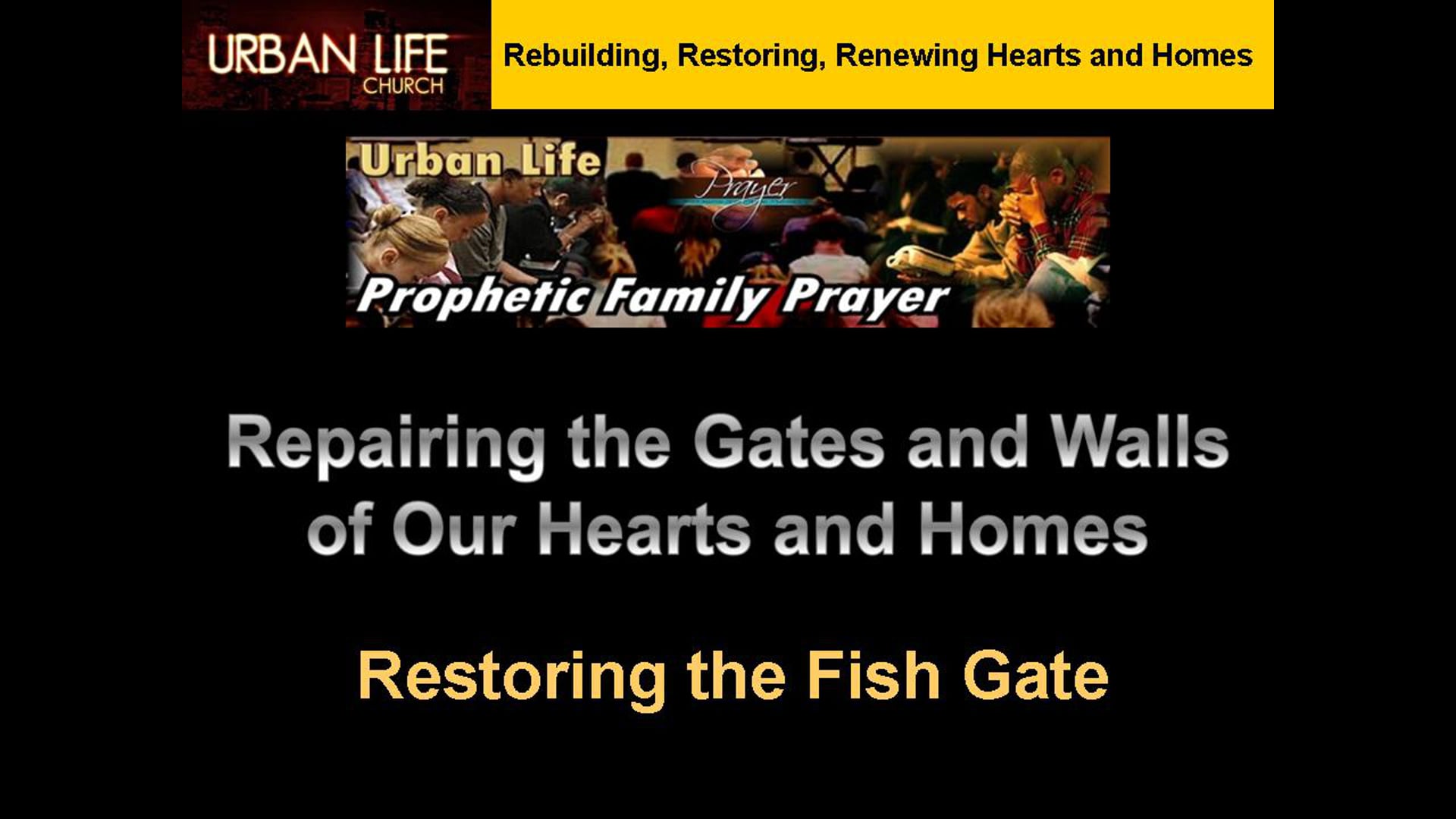 Restoring the Fish Gate