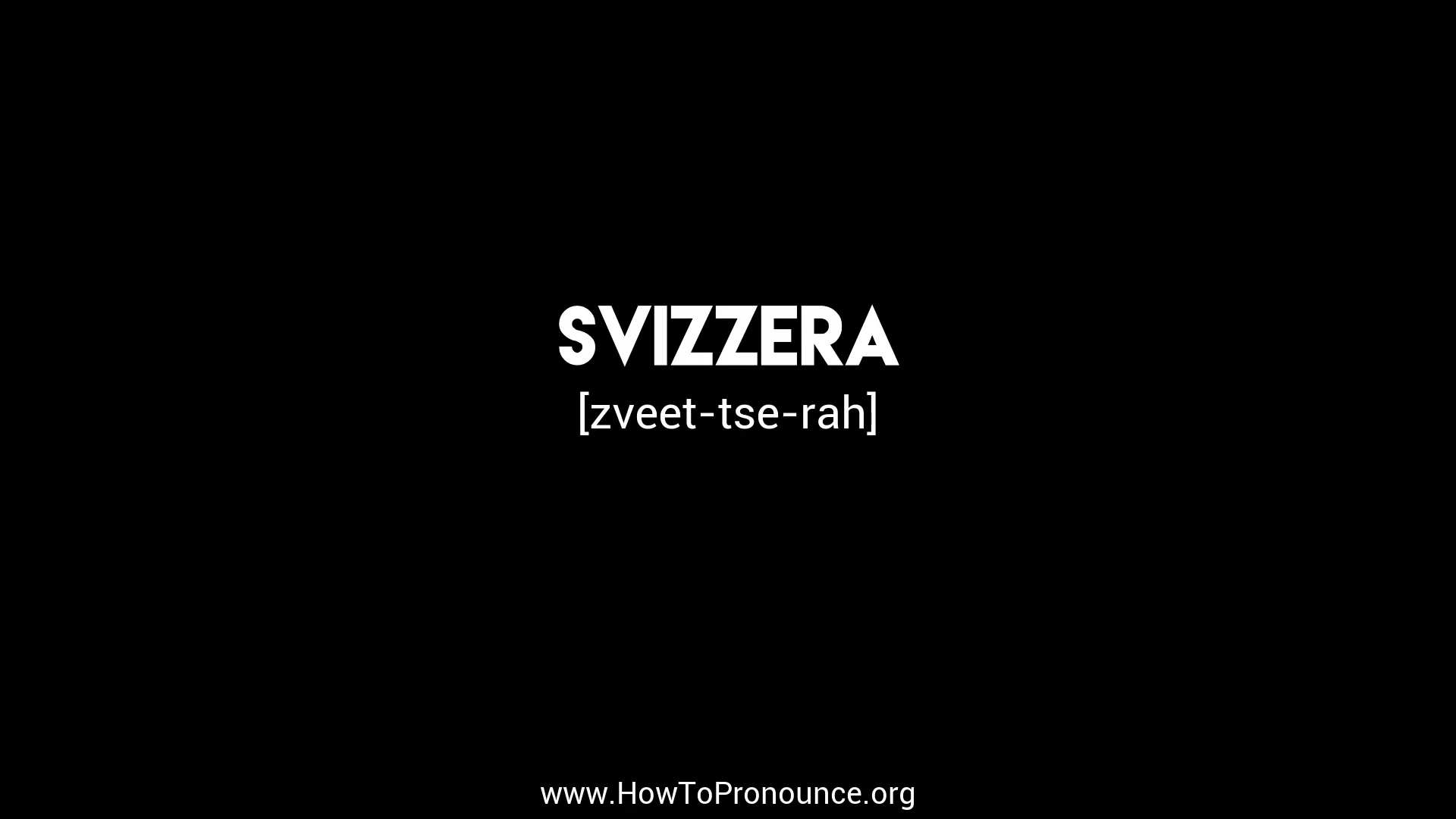 How to Pronounce