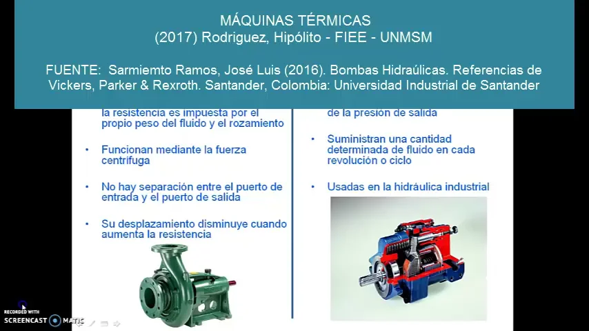 BOMBAS HIDRÁULICAS - TIPOS DE BOMBAS HIDRÁULICAS MÁS USADAS EN LA ...