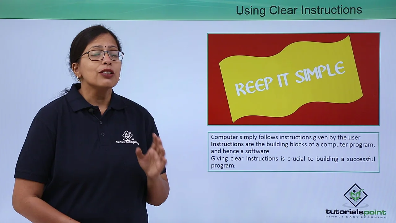 Using Clear Instructions on Vimeo