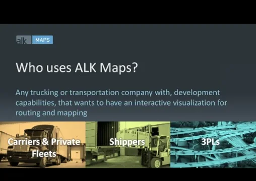 ALK Maps - ALK Maps Webinar - Presentation on Vimeo