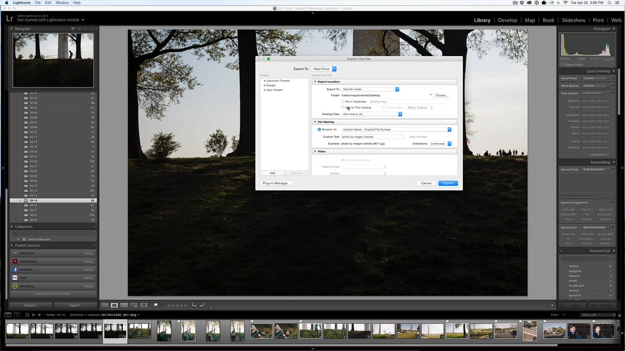 Lightroom Export Video on Vimeo